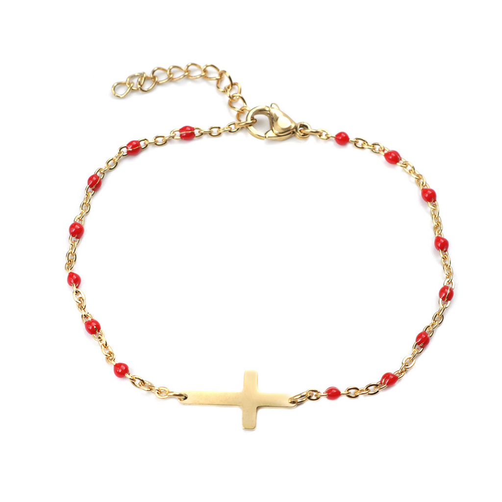Cross Bracelet – Stainless Steel