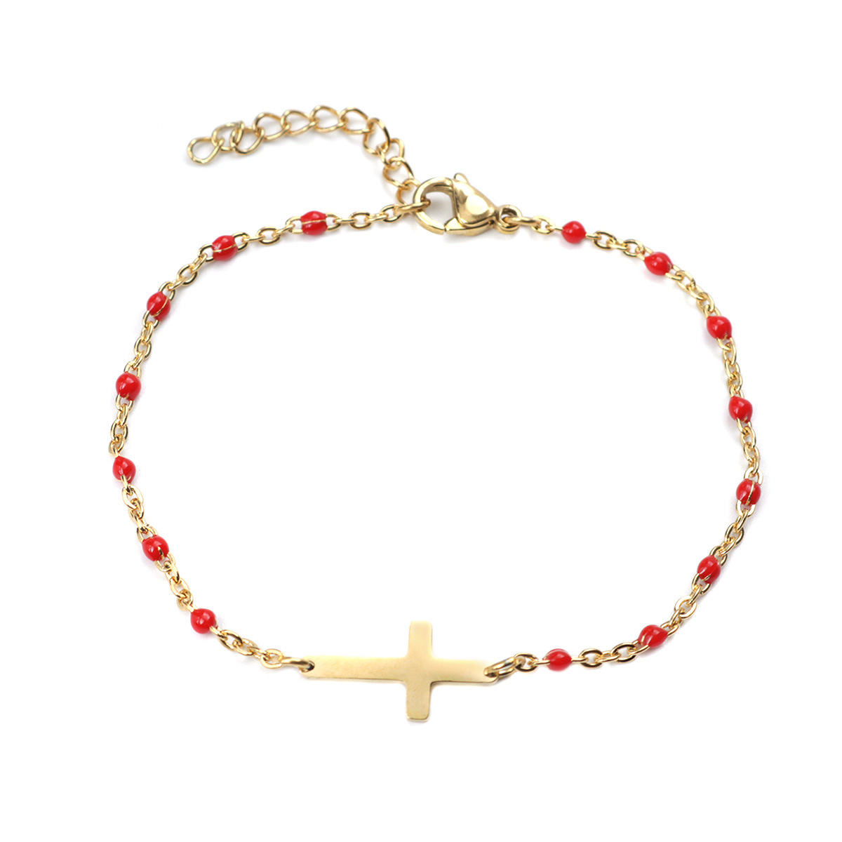 Cross Bracelet – Stainless Steel