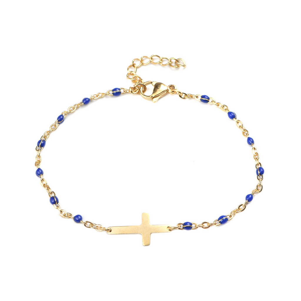 Cross Bracelet – Stainless Steel