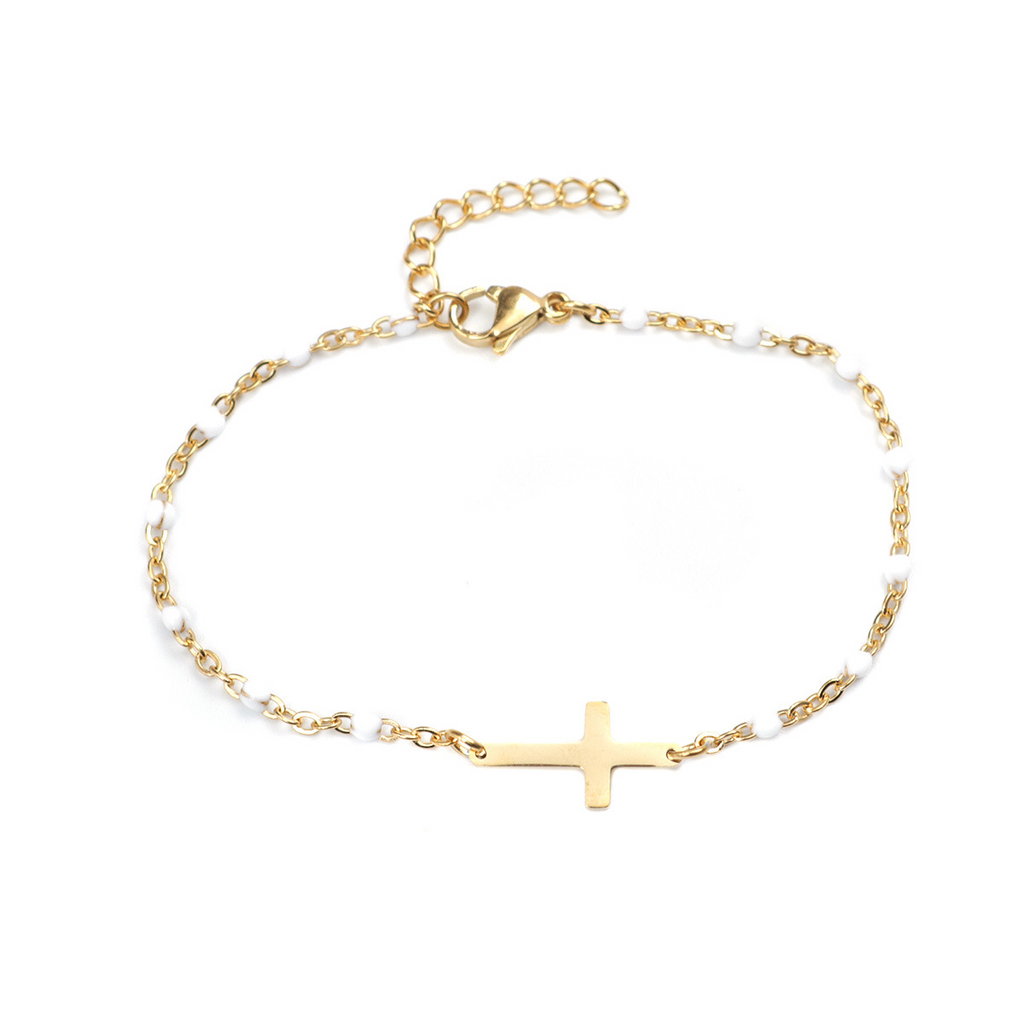 Cross Bracelet – Stainless Steel