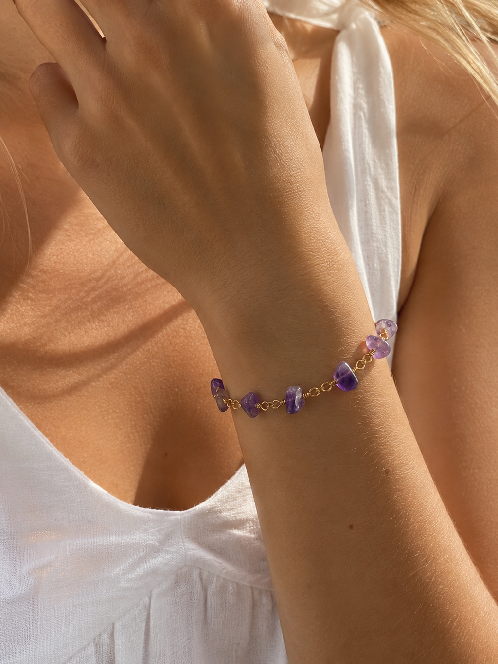 Amethyst Crystal Bracelet