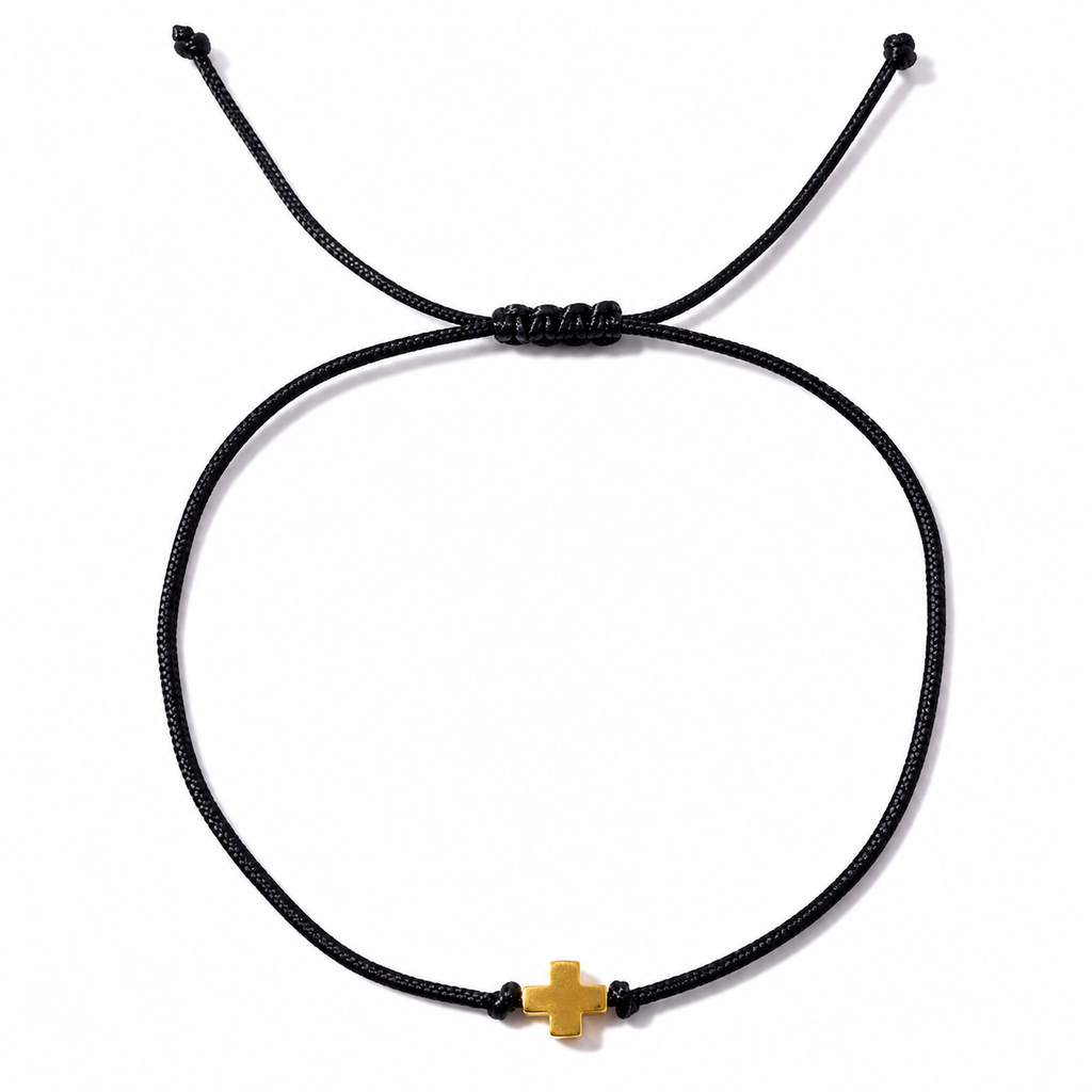 Cross Pendant - Square Weave
