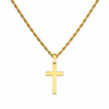 Cross Pendant Necklace – Hemp Chain