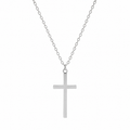 Cross Pendant Necklace – Gold & Silver