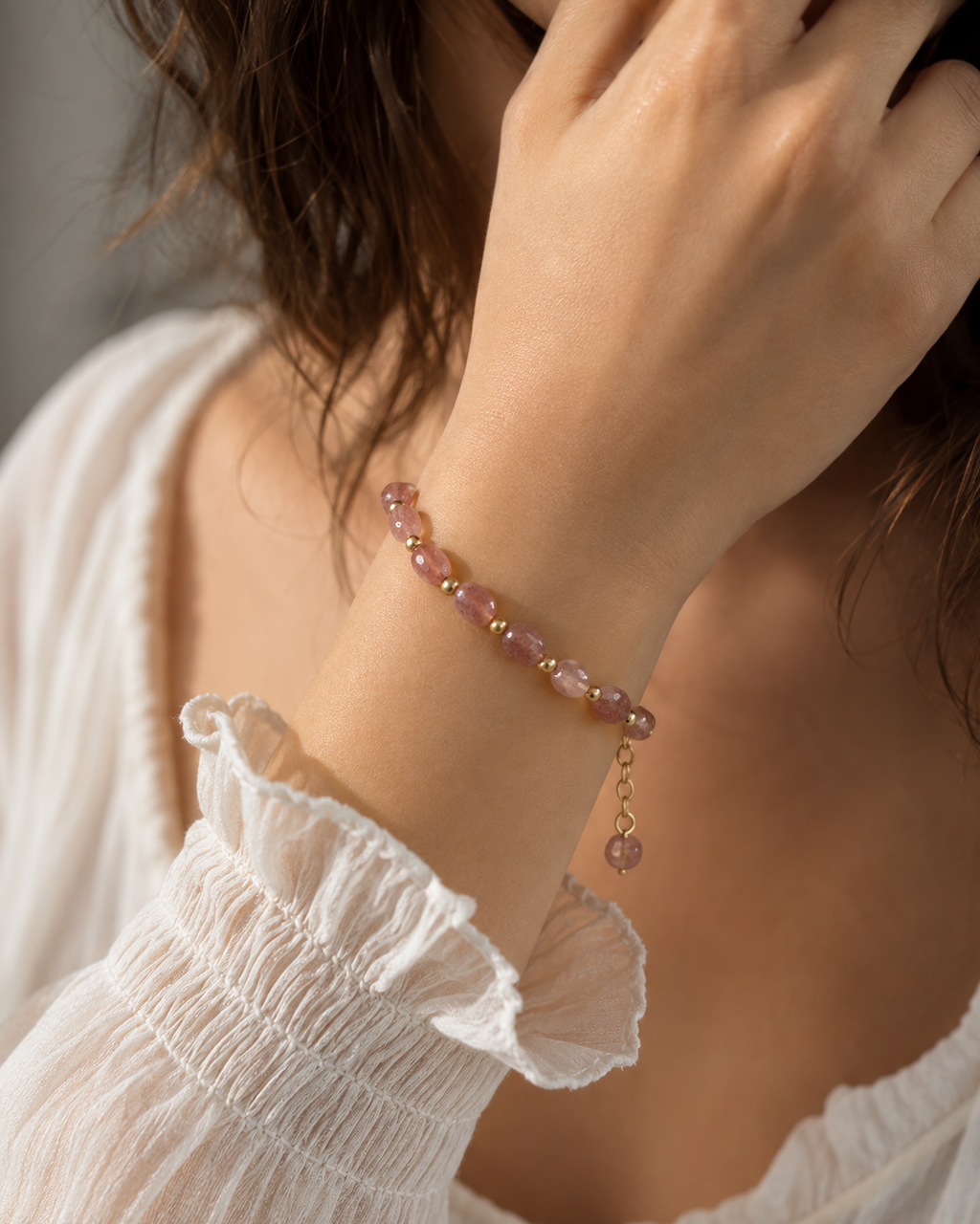 Natural Irregular Crystal Bracelet