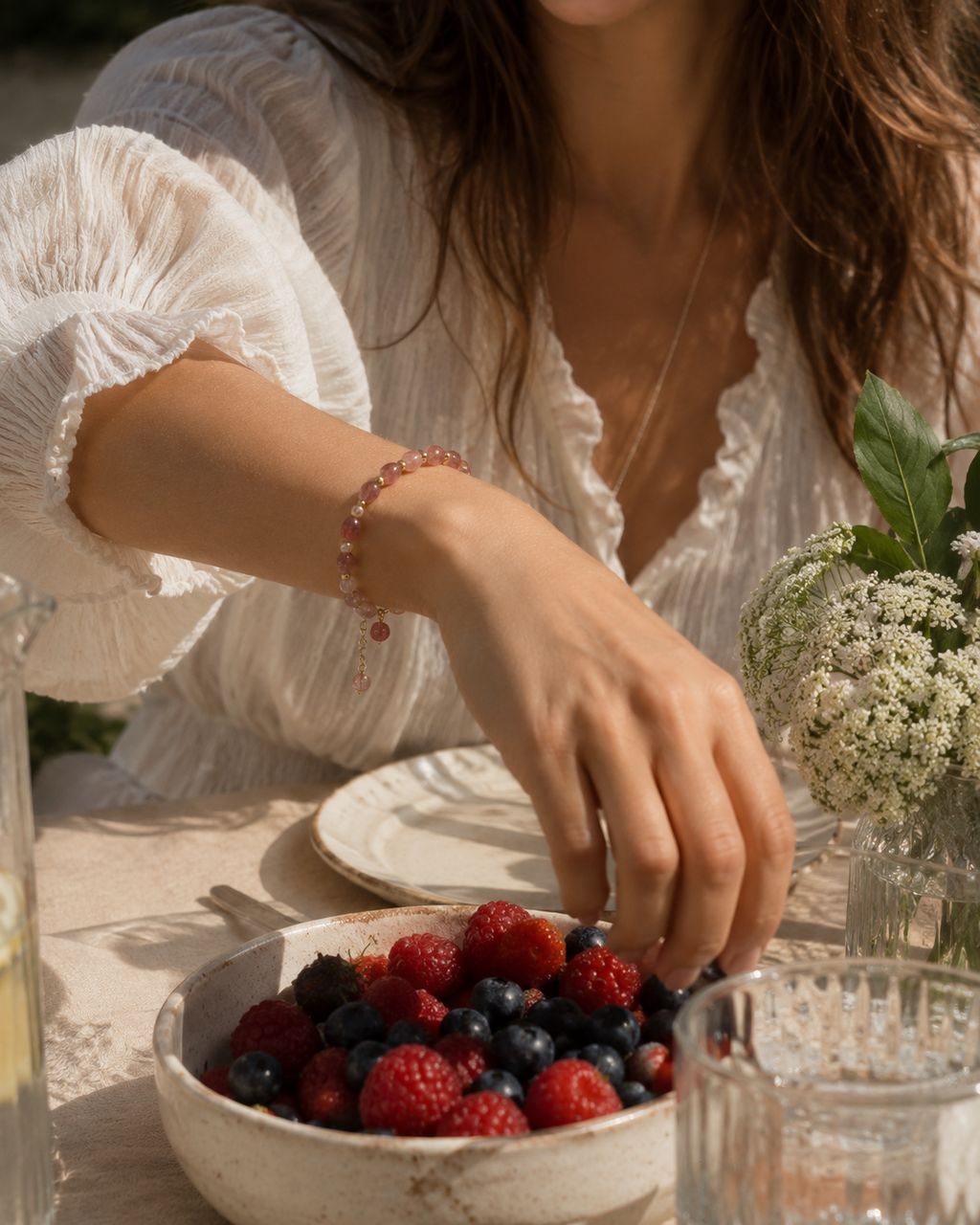 Natural Irregular Crystal Bracelet