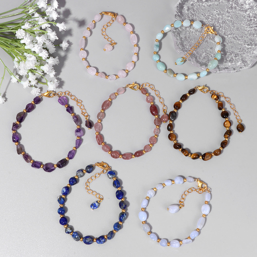 Natural Irregular Crystal Bracelet