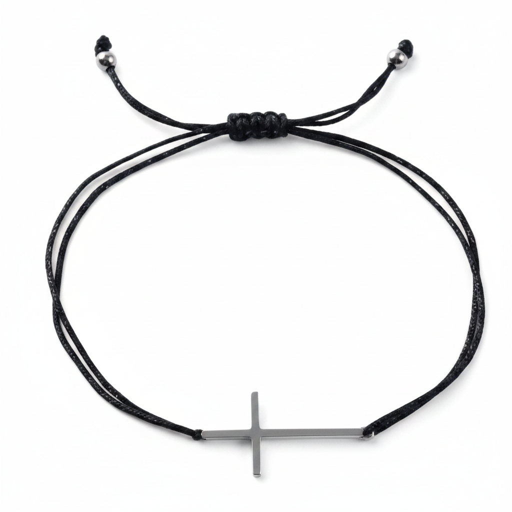Cross Pendant - Minimalist Cord