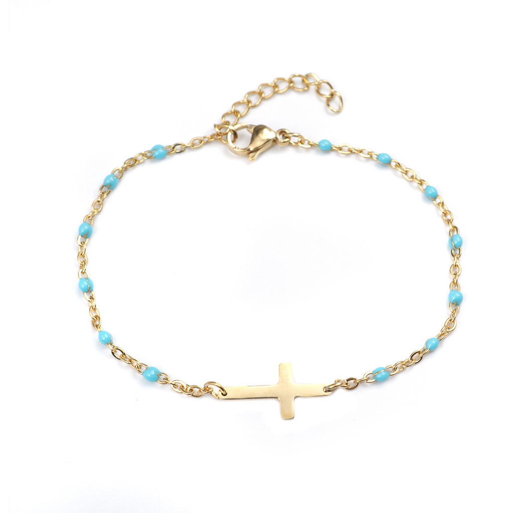 Cross Bracelet – Stainless Steel