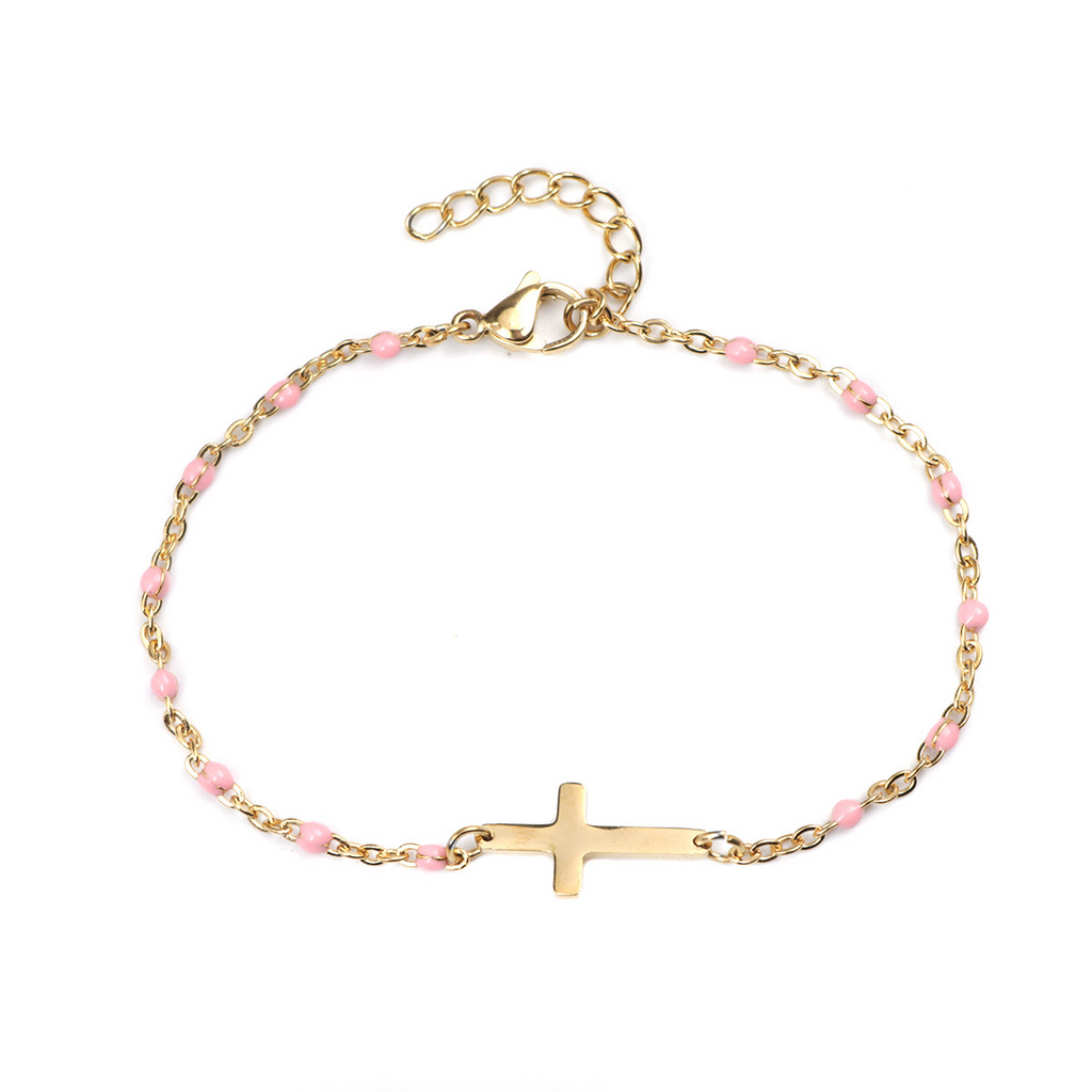 Cross Bracelet – Stainless Steel
